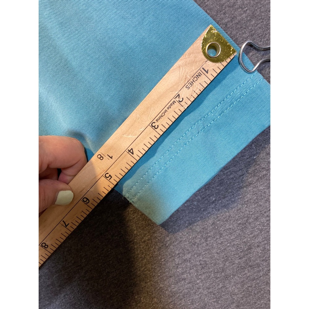 Coldwater Creek Womens Aqua Blue 100% Tencel Button Front Jacket Size M H22010 - Picture 10 of 11